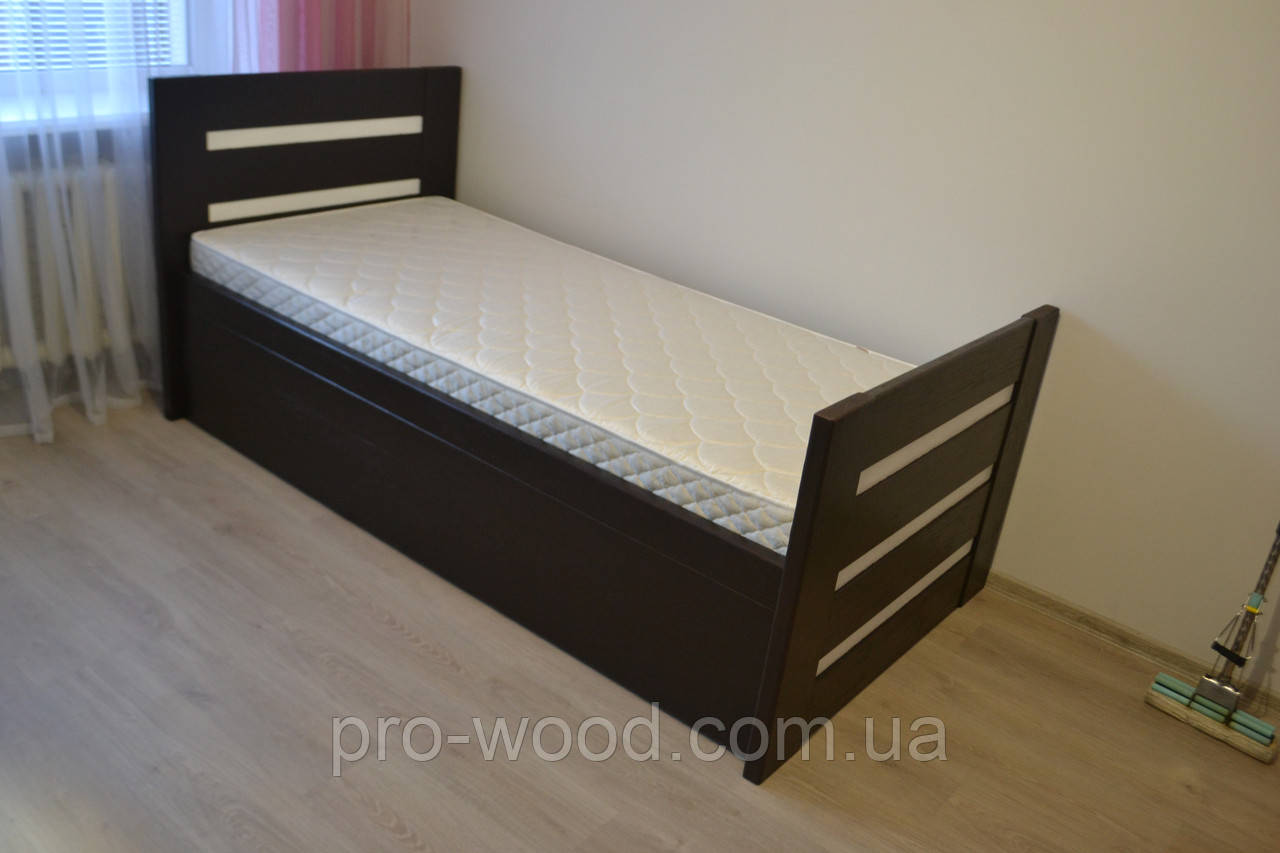 Односпальне ліжко дерев'яне