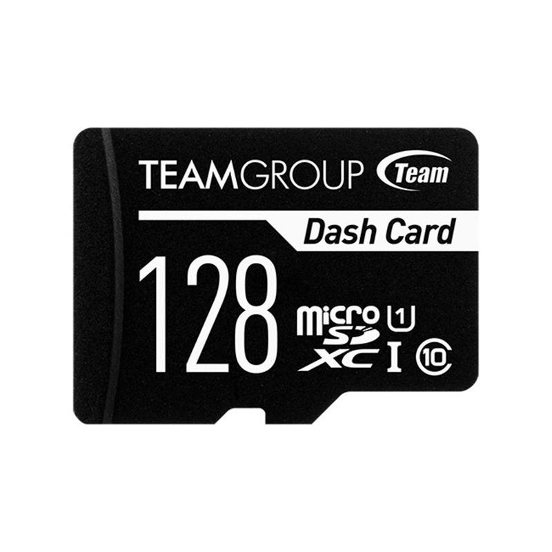 Картка пам'яті MicroSDXC 128GB UHS-I Class 10 Team Dash Card + Adapter SD (TDUSDX128GUHS03)