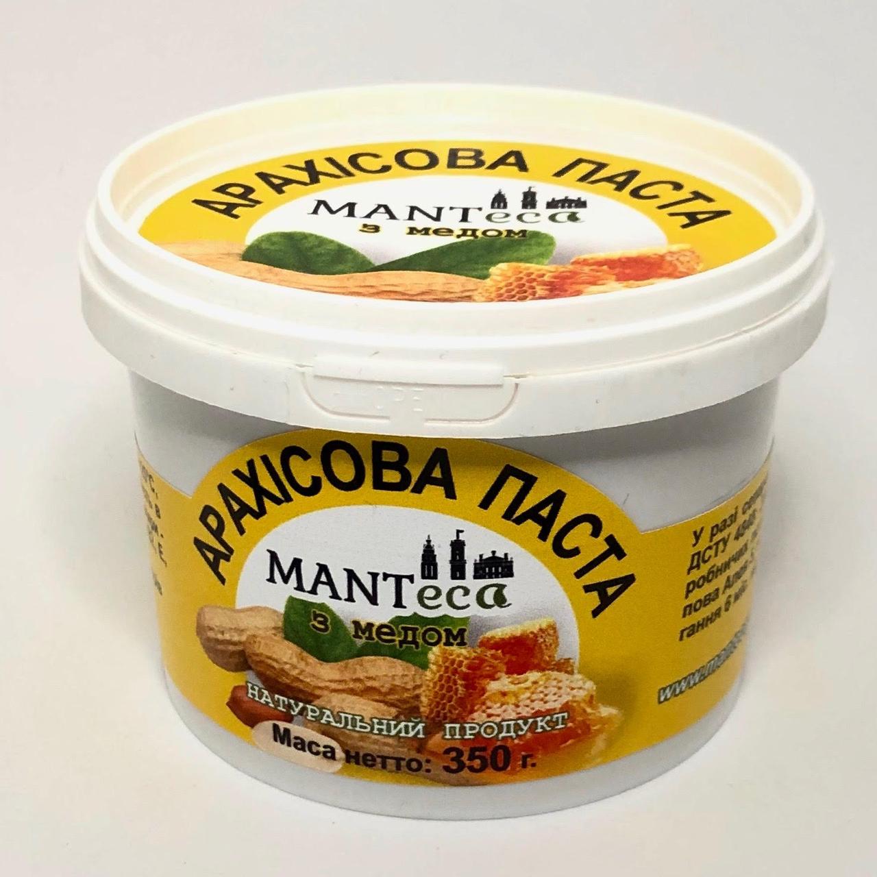 Арахісова паста з медом, 350г, Manteca