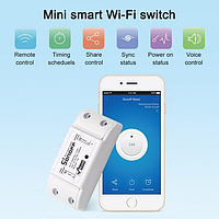 Беспроводное Wi fi реле SONOFF basic 10А (умный дом, Wifi выключатель, Wi-fi розетка)