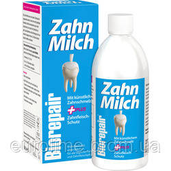 Ополаскиватель молочко для рта Biorepair PLUS Zahn Milch С искусственной эмалью для защиты десен 500 мл - фото 2 - id-p1120043500