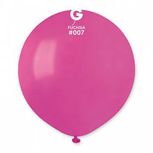 Латексна кулька пастель фуксія 19"/ 07 / 48см Fuchsia