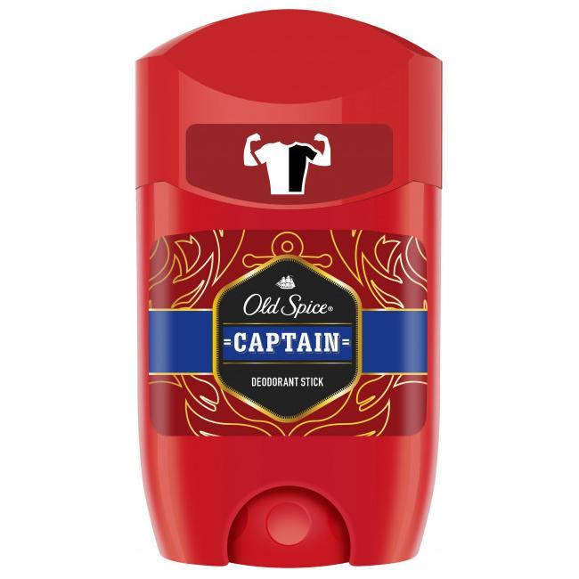 Чоловічий гелевий антиперспірант-стік Old Spice Captain 50 мл.