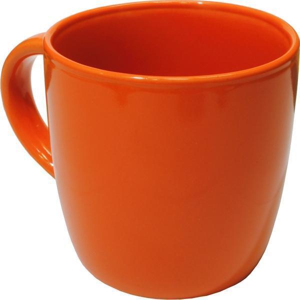 Чашка Corona Rainbow керамічна помаранчева, 330 мл, від 10 шт