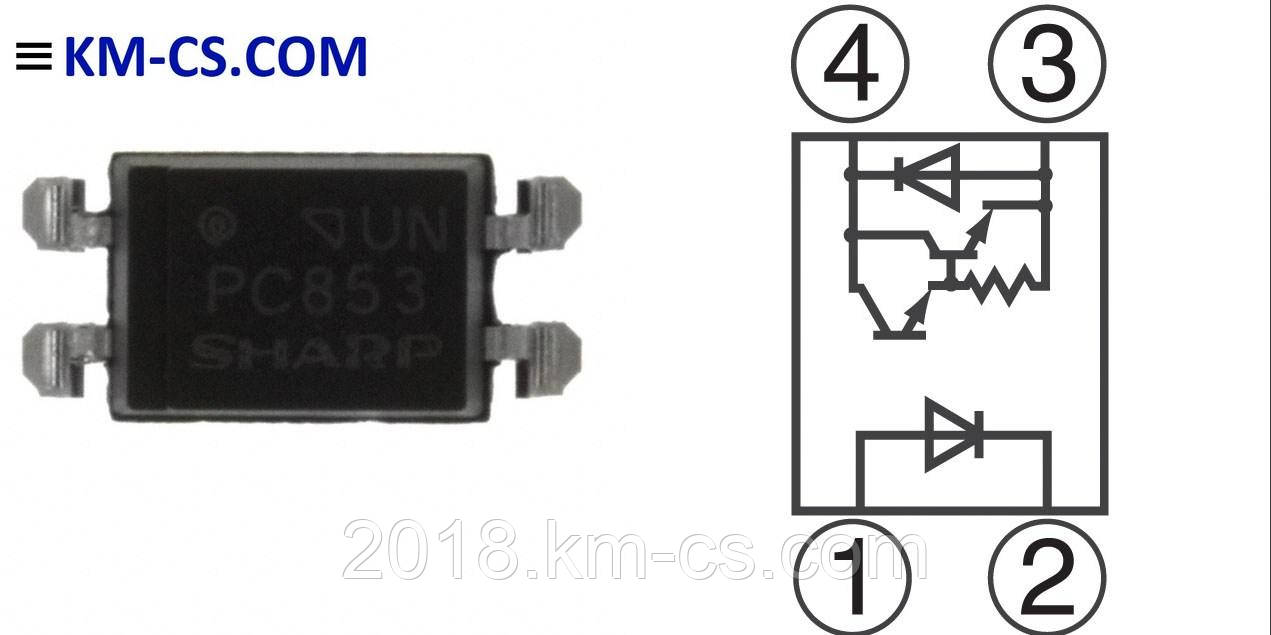 Оптопара PC853XPJ000F (Sharp), фото 1