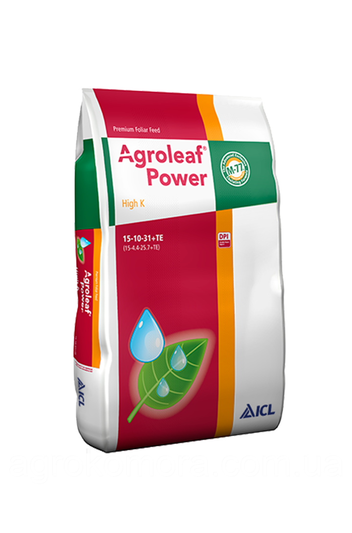 Agroleaf Power High К (15-10-31 + ТЕ), 15 кг ICL Ізраїль