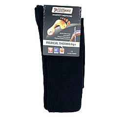 Діабетичні шкарпетки зі сріблом FootMate Medical Thermo AG+, чорні