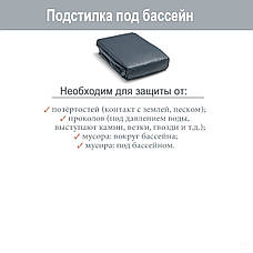 Каркасний басейн Intex 26798, ( 488х488х122 см) (Картріджний фільтр 5678 л/год, тент, підстилка, сходи), фото 3