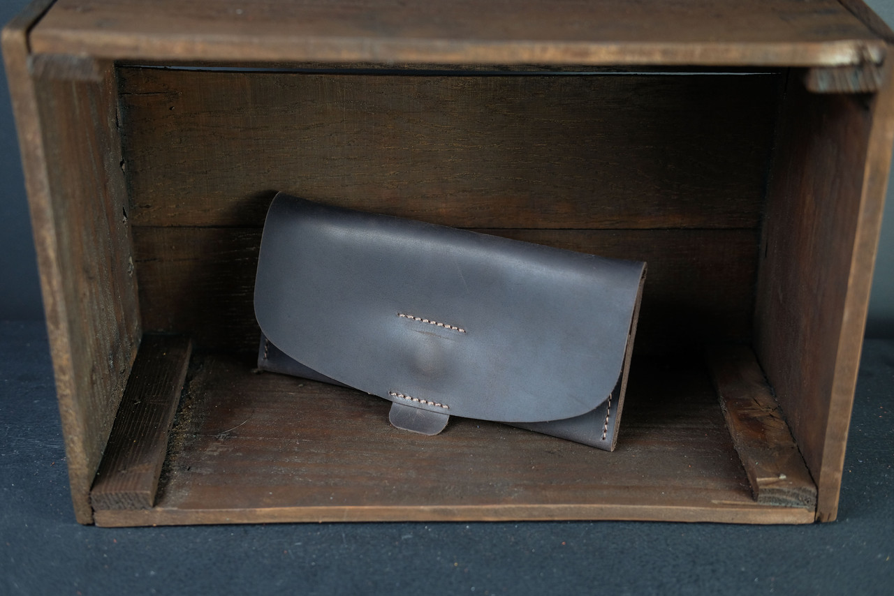 Жіночий гаманець Батерфляй 2 з натуральної шкіри колір Шоколад