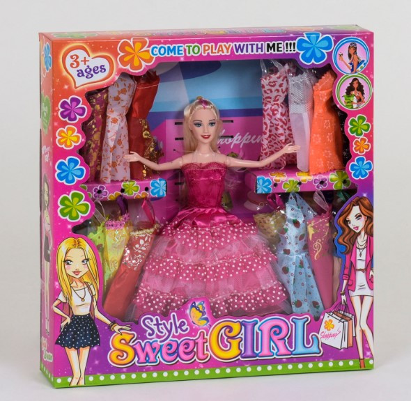 Лялька з вбранням Style sweet girl 17 вбрань