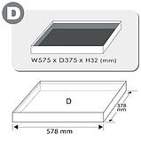 Набір інструменту комбінований 19 од. (в ложементі) TOPTUL GED1912 (Тайвань), фото 2