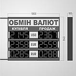 Табло обмін валют 1000х840 мм, фото 3