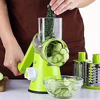 Терка, Овощерезка - Мультислайсер для овощей и фруктов Kitchen Master Tabletop drum grater