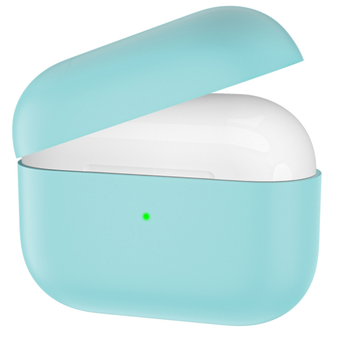 Ультратонкий силіконовий чохол Candy Slim для Apple Airpods Pro (coastal blue)