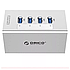 HUB на 4 USB 3.0 для ноутбука та комп'ютера ORICO, фото 3