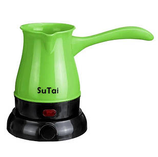 Кавоварка електрична турка SuTai 168 600W 0.5 л Green