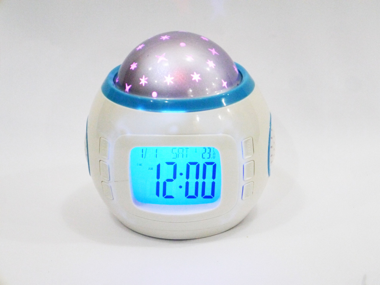 Часы с будильником и проектором звездного неба 1038 - фото 6 - id-p1120216164