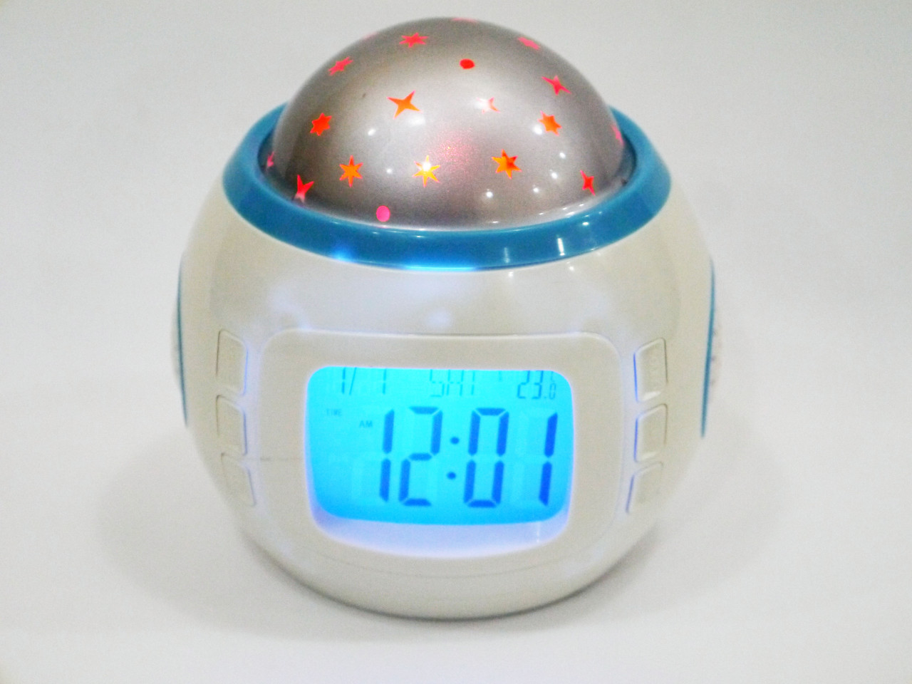 Часы с будильником и проектором звездного неба 1038 - фото 7 - id-p1120216164