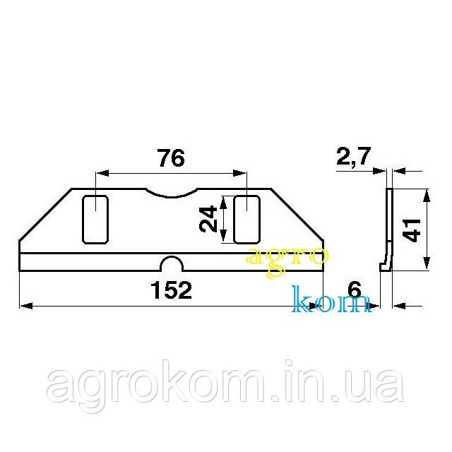 Напрямна Пластина 206196M1 коси Massey Ferguson Детальніше: https://agrokom.in.ua/ua/p1120189807-plastina-napravlyayuschaya-206196m1.html