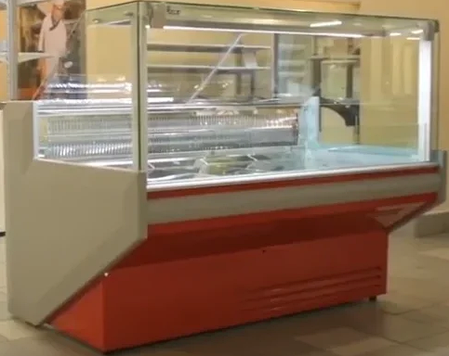 Охолоджувана вітрина куб Juka FGL130A, фото 1