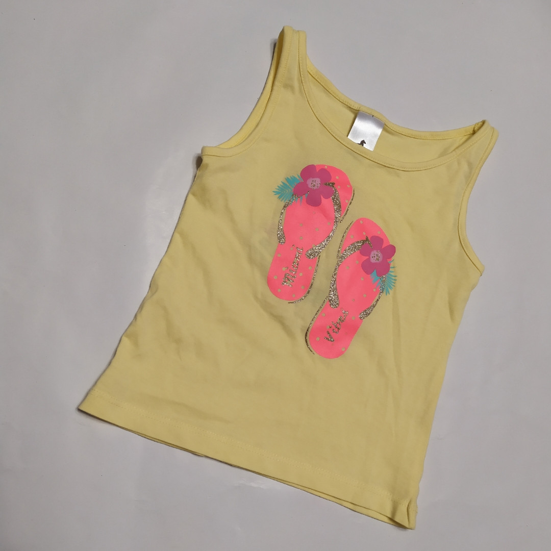 Жовта футболка-майка Miami Vibes Palomino р.98, 122 см