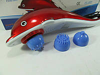 Інфрачервоний ручний масажер "Дельфін" великої 40 см, масажер для всього тіла "Dolphin" вібромасажер, фото 6