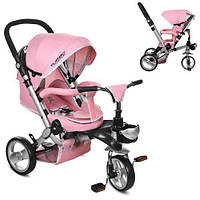 Функциональный детский велосипед 3-х колесный Turbo Trike M AL3645-10 розовый