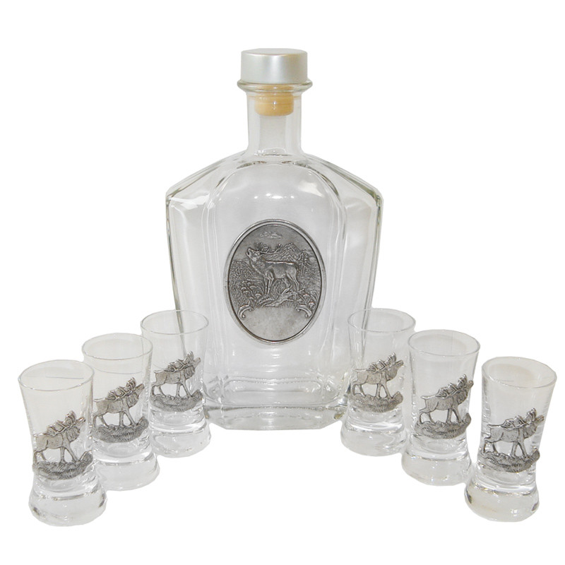 Набір графін і 6 чарок Олень Artina SKS, 700мл, 50 мл (16588a), фото 1