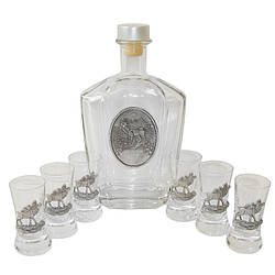 Набір графін і 6 чарок Олень Artina SKS, 700мл, 50 мл (16588a)