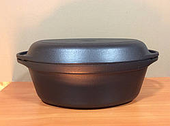 Гусятниця чавунна емальована 3,5 л