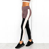 Спортивний костюм жіночий для фітнесу. Комплект лосини і топ для йоги, спорту, тренувань, розмір S, фото 6