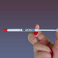 Термопаста GD280 термо-паста в шприці 1; 1,159W/m.k; -50...240C