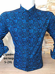 Акція! Сорочка AVADO стрейч-велюр