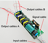 №16 Драйвер bluetooth і регулятором яскравості / Драйвер 20-40Wx4 260mA 60-135V (2шт. х 3pin - три режиму), фото 5