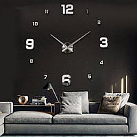 60-130 см, Часы стикеры, дизайнерские настенные часы, часы наклейка, настенный стикер часы, 3d часы на стену,