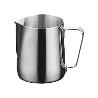 Пітчер 100 мл для збивання молока з нержавіючої сталі Молочник металевий для кав'ярні
