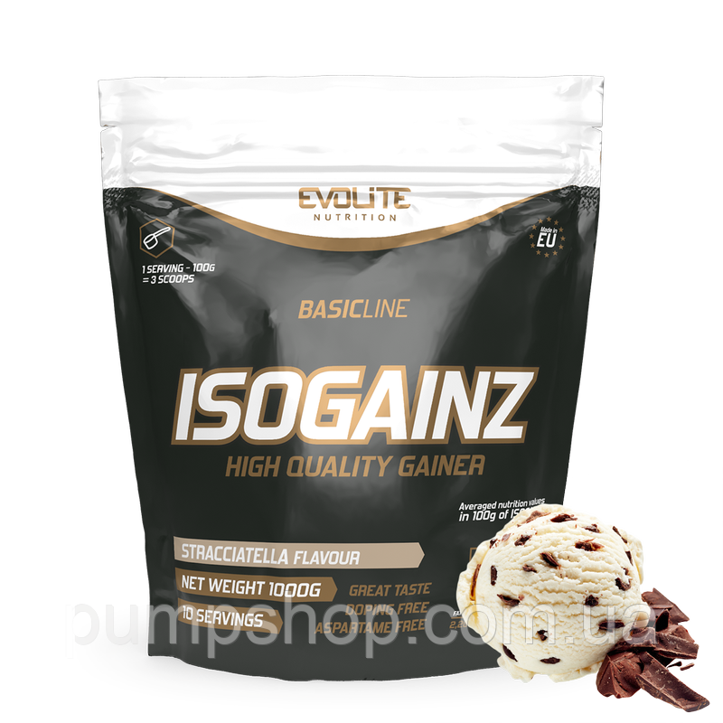 Гейнер Evolite Nutrition IsoGainz 1000 г