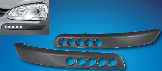 Панель монтажна 5-отворів 2шт. комплект VW GOLF V (HELLA). FP9600DL1-H, фото 1