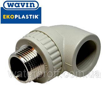 Кут зовнішня різь 25х1/2" Ekoplastik