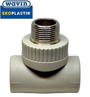 Трійник зовнішня різь 20х3/4" Ekoplastik, фото 3