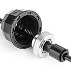 Скакалка швидкісна на підшипниках Soweil регульована чорна, фото 3