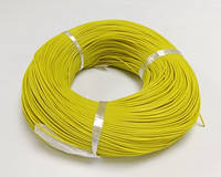 Провод силиконовый 18 AWG - 0,75 кв.мм (150х0,08) 200 м Желтый