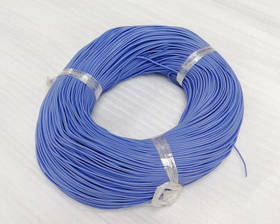 Провід силіконовий 18 AWG - 0,75 кв. мм (150х0,08) 200 м Синій