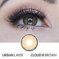 Контактные цветные линзы Urban Layer Cloud R Brown