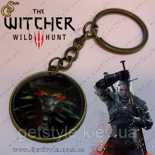 Брелок відьмака Геральта - "Witcher Keychain", фото 1