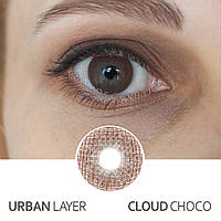 Контактные цветные линзы Urban Layer Cloud Choco