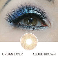 Контактные цветные линзы Urban Layer Cloud Brown