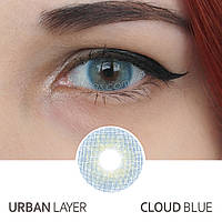 Контактные цветные линзы Urban Layer Cloud Blue