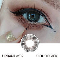 Контактные цветные линзы Urban Layer Cloud Black