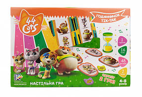 Настільна гра Vladi Toys "44 Cats", "Годинник Тік-Так", картки, пісочний годинник, VT8055-26